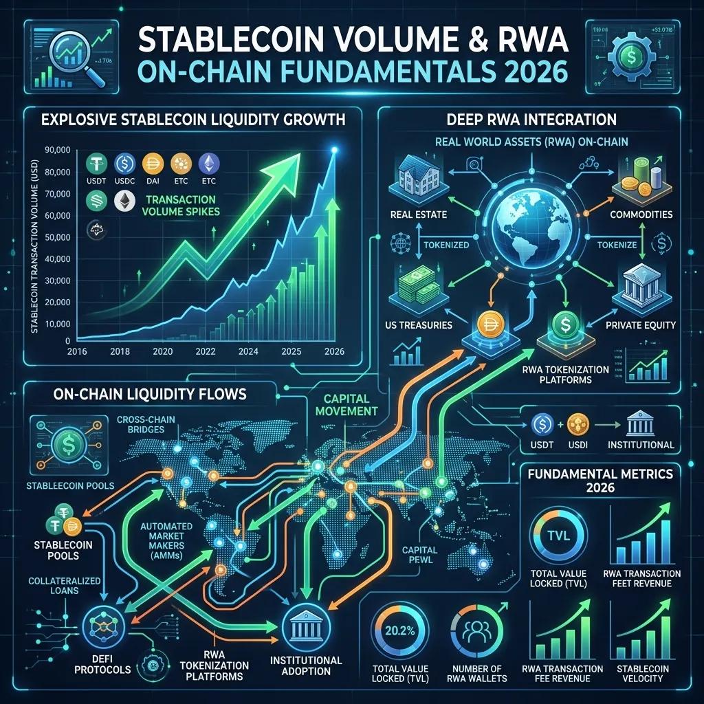 ステーブルコイン RWA 取引量 解説図 2026