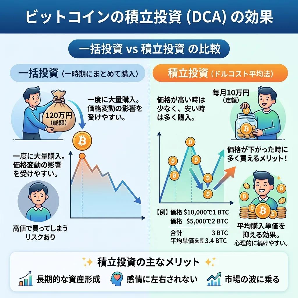 積立投資の効果 インフォグラフィック