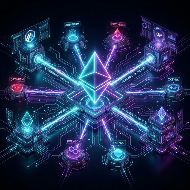 イーサリアムとL2ネットワークの接続図