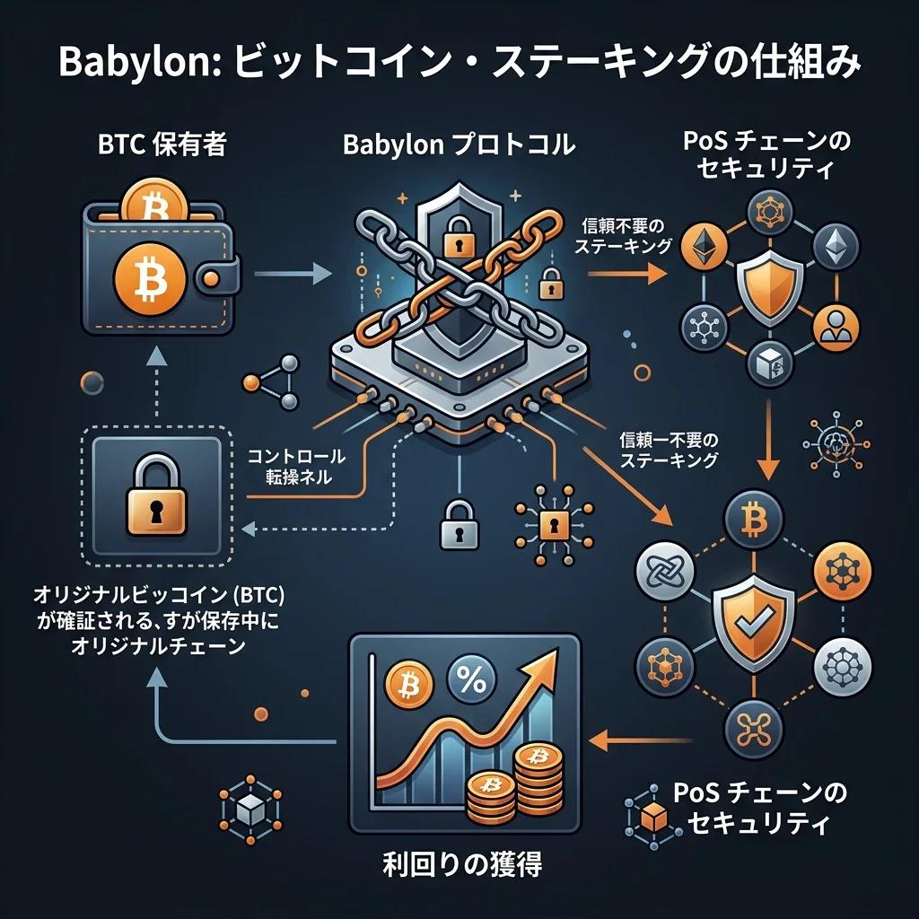 Bitcoin staking ecosystem infographic