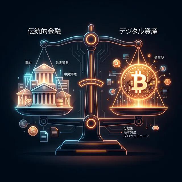 伝統的金融とデジタル資産のバランス