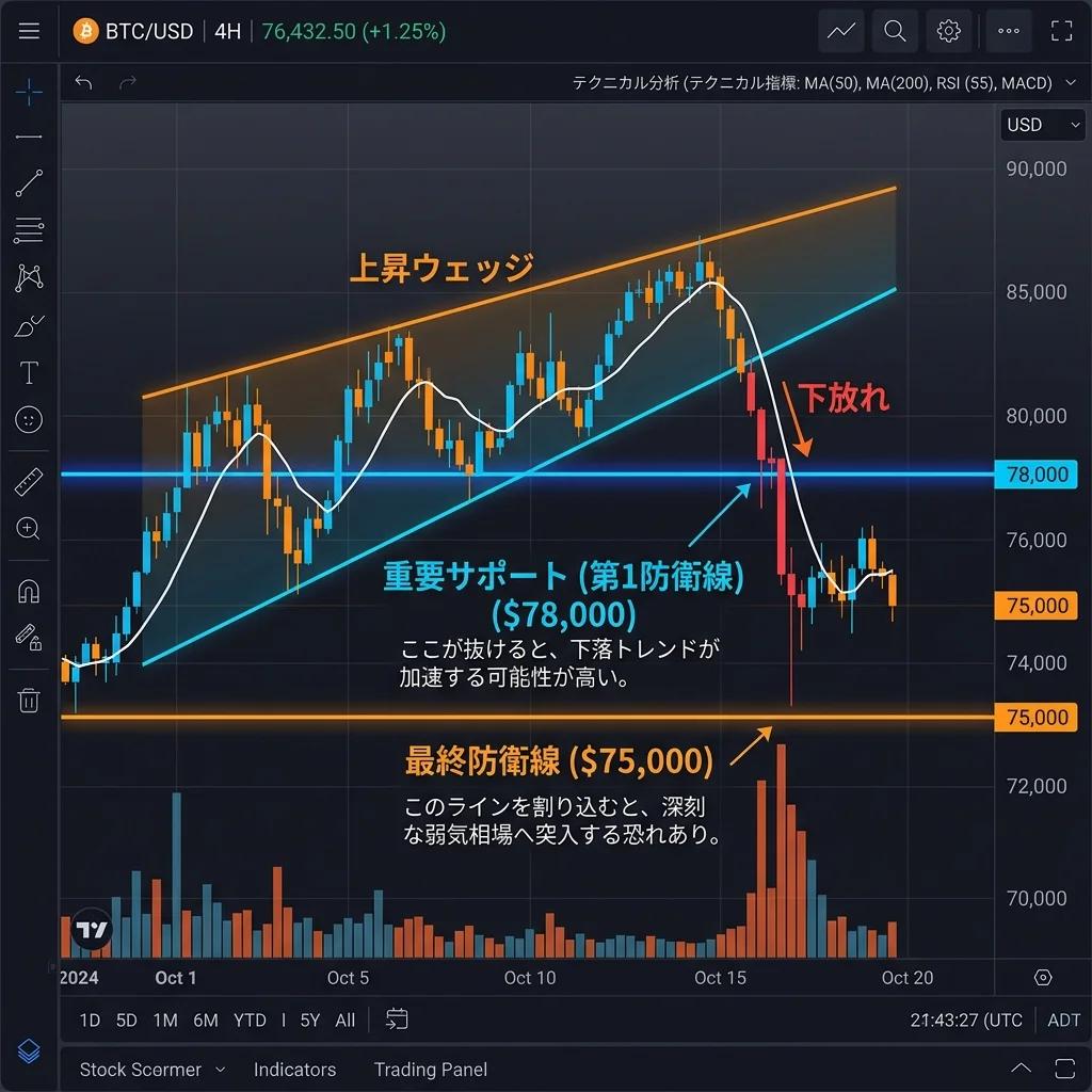 BTCテクニカル分析図解