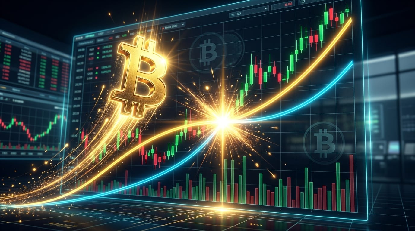【真のバブル到来か】ビットコインに「ゴールデンクロス」発生！歴史的データで暴く最高値（ピーク）到達までの期間と今すぐ取るべき必勝戦略