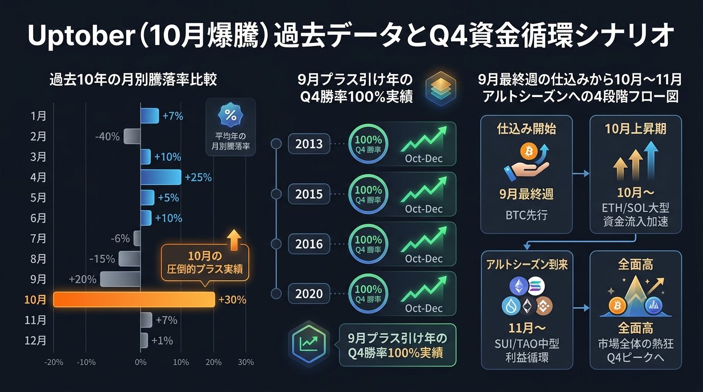 Uptober過去データとQ4資金循環シナリオ