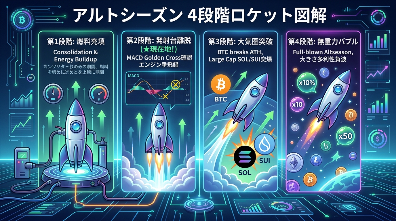 アルトシーズン 4段階ロケット図解