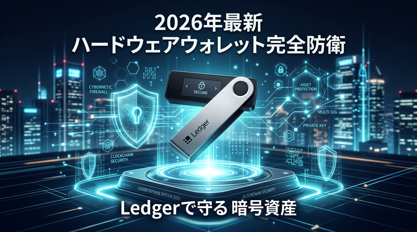 【2026年最新】ハードウェアウォレットおすすめ比較｜Ledger Nano X・Flex・Staxの違いとメタマスクハッキングを完全防御する鉄壁ガイド