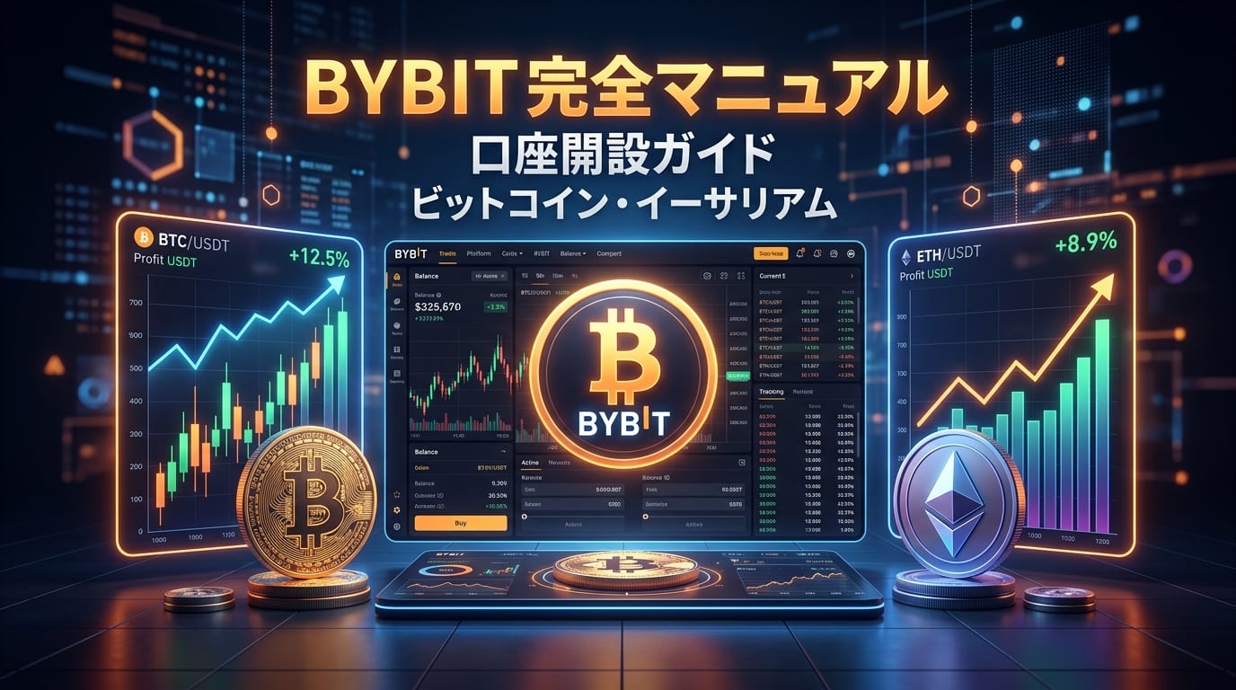【2026年最新版】初心者が10分で完了!Bybit(バイビット)口座開設から入金・板取引までの完全マニュアル|限定招待コード「27WLRV」で手数料永久割引