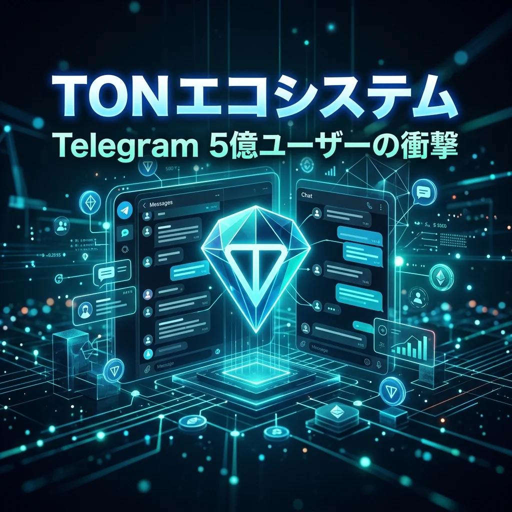【2026年4月】TONエコシステムが爆発的進化：Telegram 5億ユーザーを擁するSocialFiの覇権だゾ