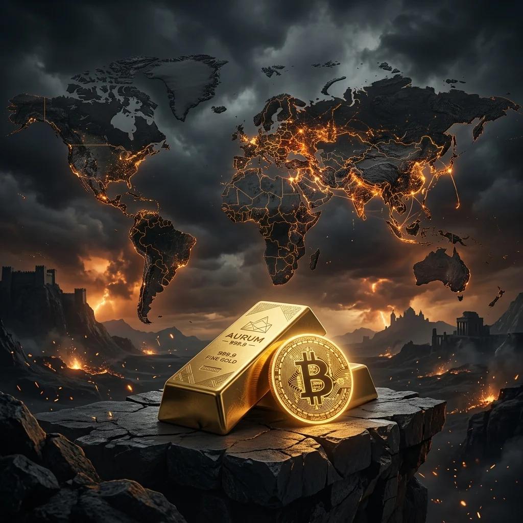 地政学リスクとビットコインの相関だゾ：2026年「有事の金」としての真価を問うゾ
