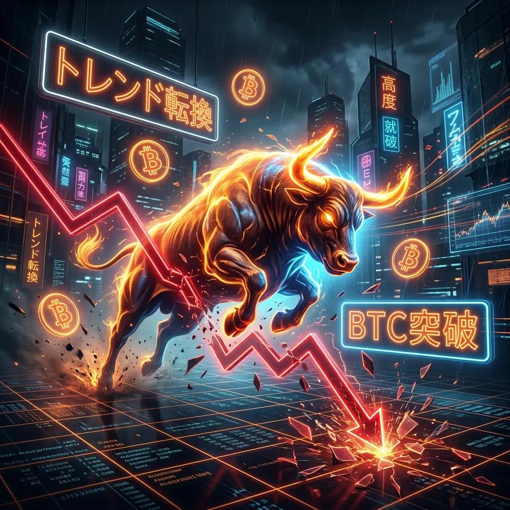 【2026年4月15日】ビットコイン $72,000突破でトレンド転換だゾ！下降ラインを上抜けし、強気相場は再開するのかゾ？