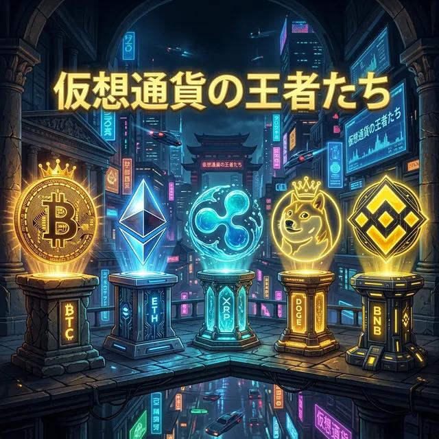 【2026年最新】仮想通貨の「各分野の王者」を徹底解説！次にくる覇者は誰だ？