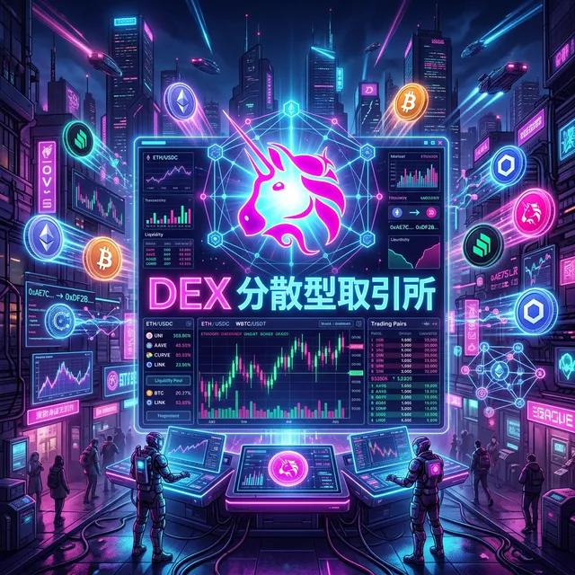 【初心者向け】Uniswapみたいな取引所とは？DEX（分散型取引所）の種類とメリットを徹底解説！