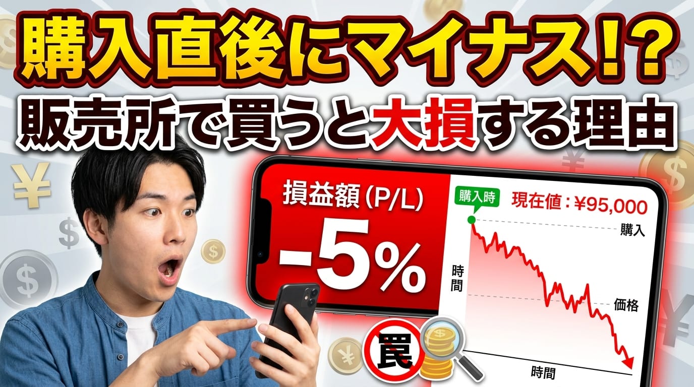 【罠】国内取引所のスプレッドで損してない？仮想通貨の「養分」を回避する唯一の方法